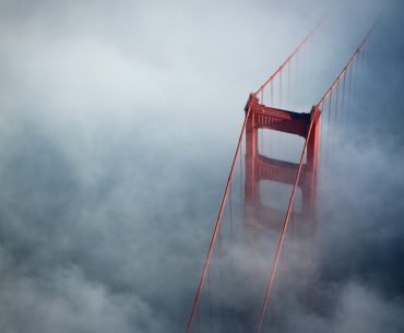 Mist All Around The Golden Gate Bridge